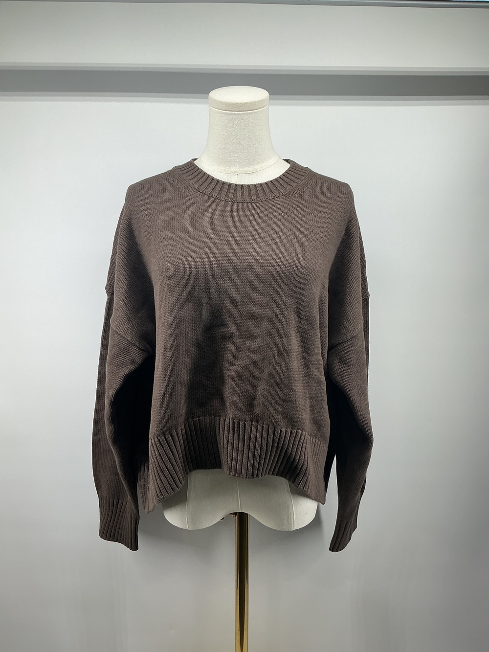 100% Organic Cotton Boyfriend Crew Sweater